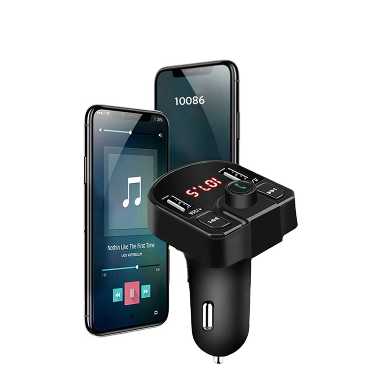 Wholesale Cheap Mp3 Player Handsfree Receiver Modulator Dual Usb Car Kit 3 In 1 Wireless Charger Adapter