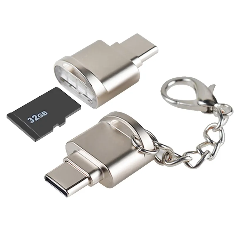 Металлический USB-C 3,1 OTG Type-C и Micro SD TF слот для карт памяти для устройства чтения sd-карт док-станция USB/TF/микро SD для Samsung Galaxy/Huawei/Android/iMac