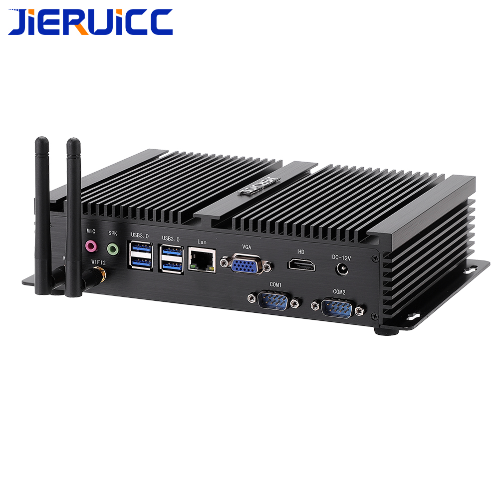 Fanless Industrial PC Mini Desktop Industrial Computer RS232 Intel Core i3 i5 i7 Cheap MINI Industrial PC i3 i5 i7