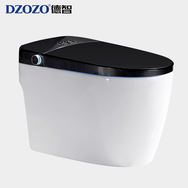 White Black Cheap P trap Home Hotel Modern Ceramic Toilet Bidet Sanitary Wares Bathroom Intelligent Toilet