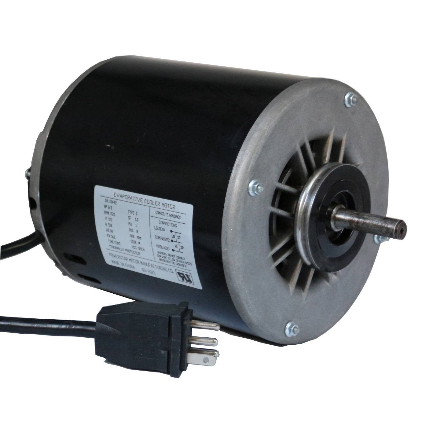 2 скорости 1/2 HP испарительного охладителя двигателя