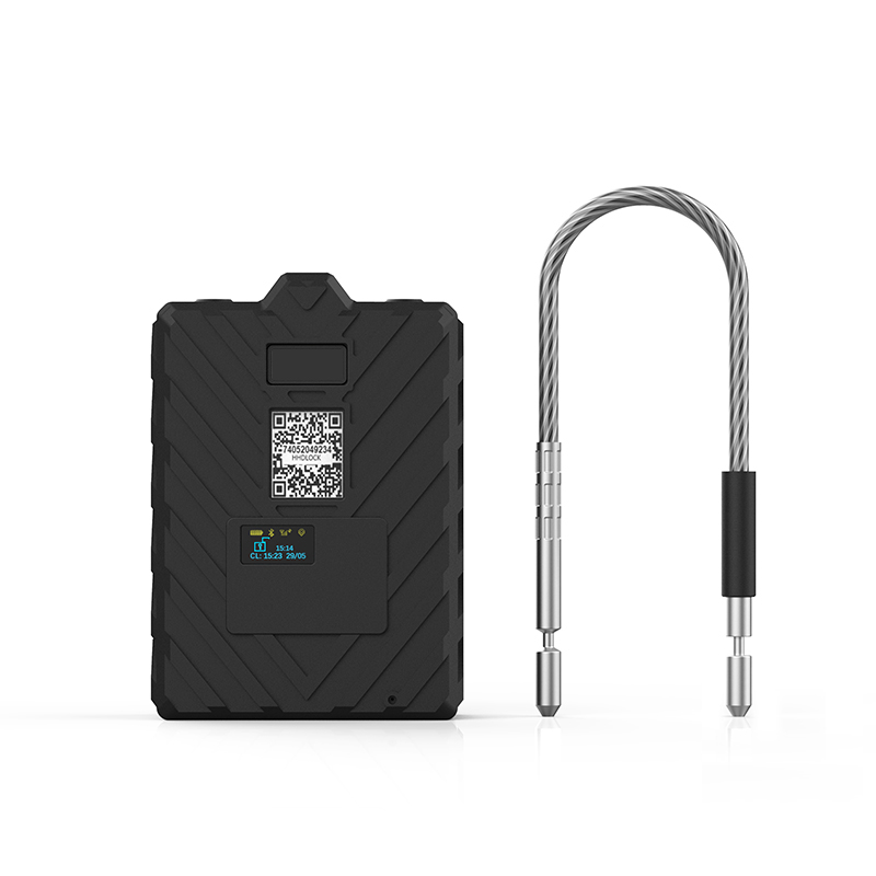 Anti-theif alarm smart padlock unique E lock with security camera and GPS support custom 2G 3G 4G RFID BT Lock