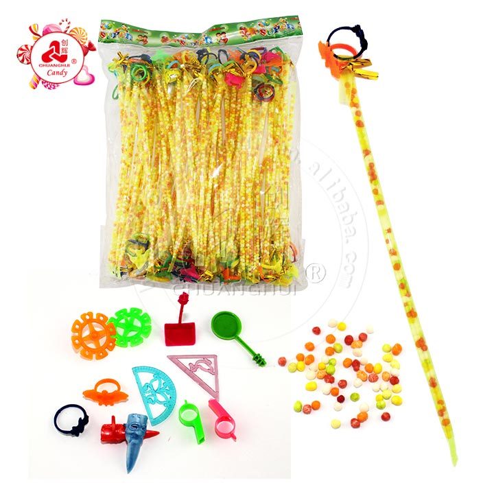 Hot Sale Low Price Small plastic toy candy/plastic Straw candy