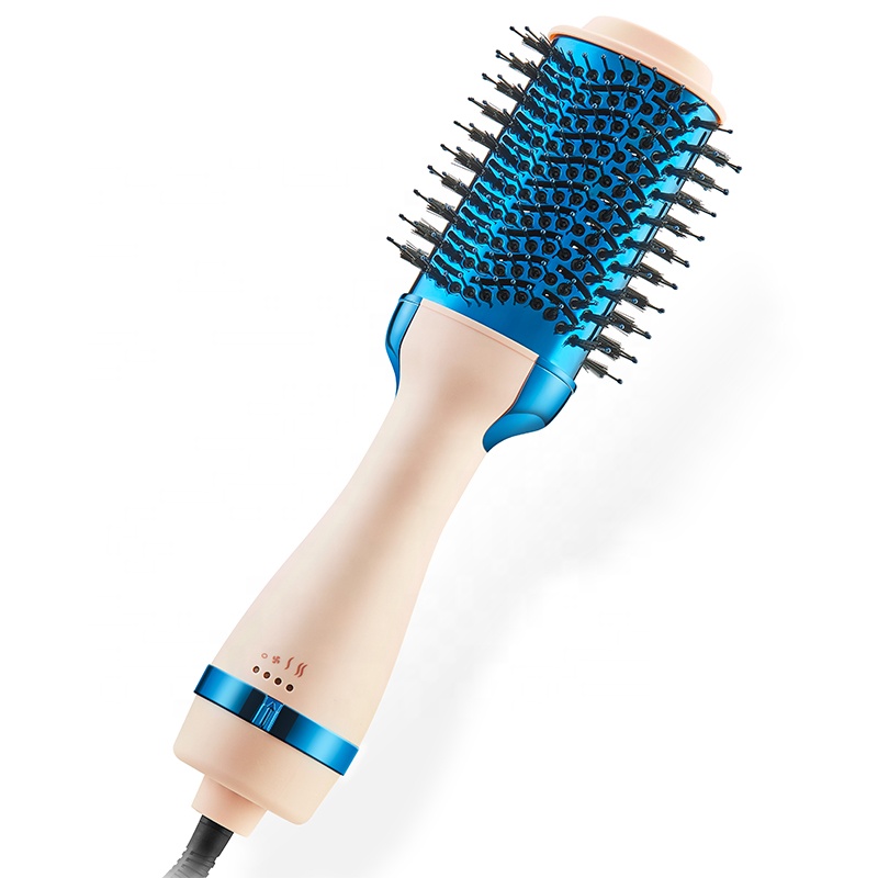 2021 Hot Black and gold Hairdryer Brush One-step hot air swivel hairbrush