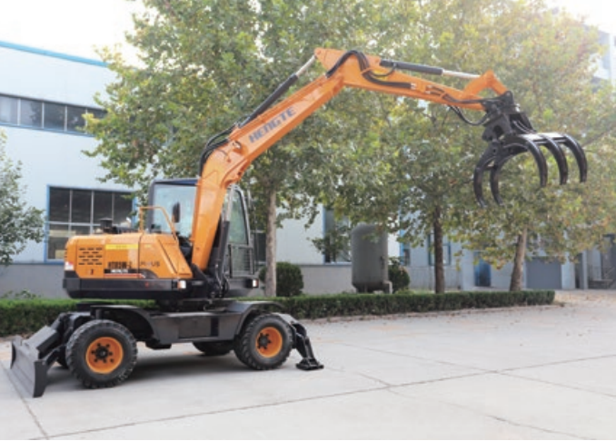 Китай Цена по прейскуранту завода экскаватор-погрузчик экскаватор 6.5ton 8ton 10ton мини колесный экскаватор