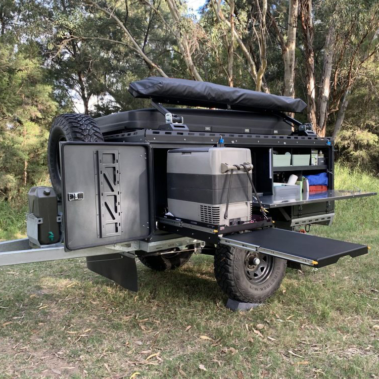 Легкий внедорожник Ecocampor, выдвижной Трейлер 4x4 Jeep Overland, прицеп для экспедиций