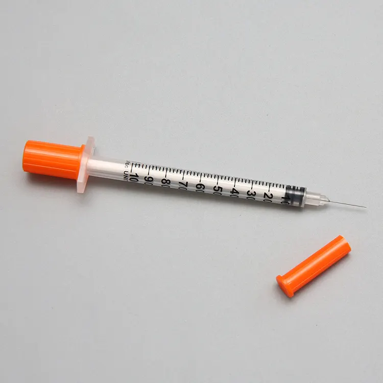 Synthetic rubber diabetes insulin syringe with low price