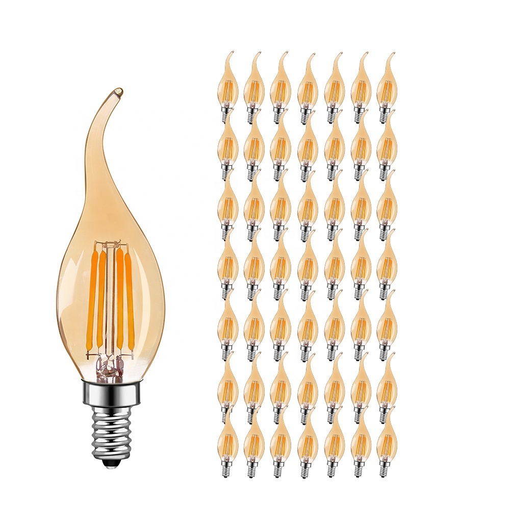 E14 220V LED Lamp C35T LED Dimmable Filament Candle Bulbs Led Bulb Filament Light