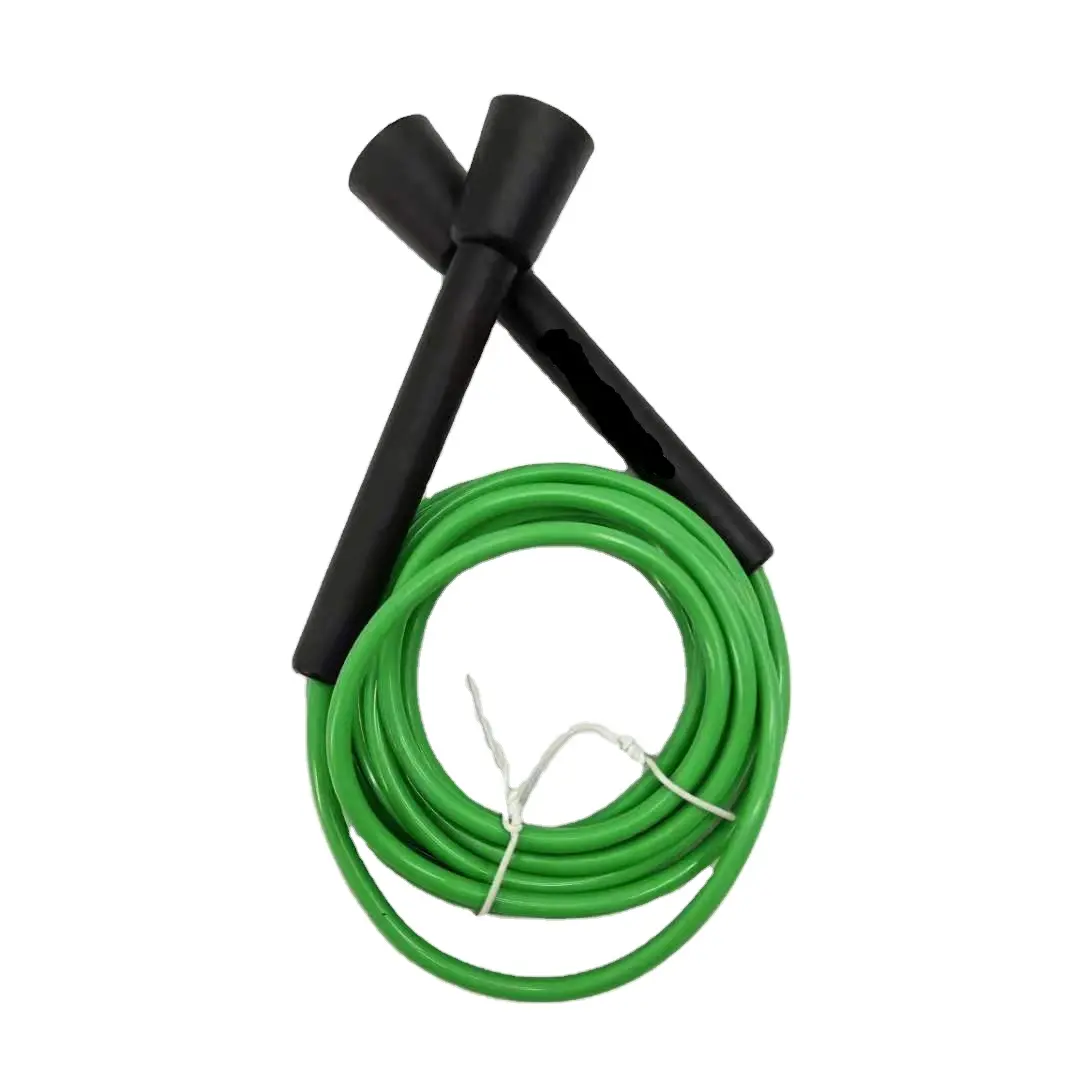 Bearing Tangle-Free custom printing adjustable speed cuerda para saltar Equipment light handle PVC Skipping jump rope