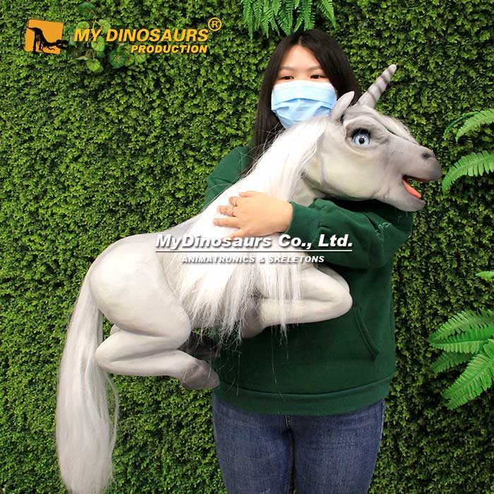 MY Dino HP018 реалистичные аниматронные животные детские единороги ручная марионетка