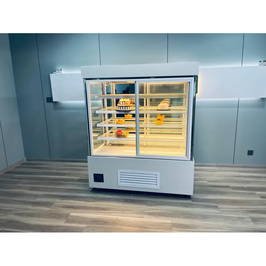 Glass Door Display Cabinet Modern Chocolate Showcases Refrigerator Cake Display Fridge Refrigerated Display Cases For Cake