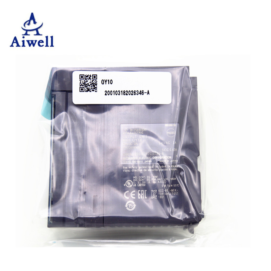 Высокоскоростной Mitsubishi Melsec Q Series 16 точек контактный выходной блок PLC QY10