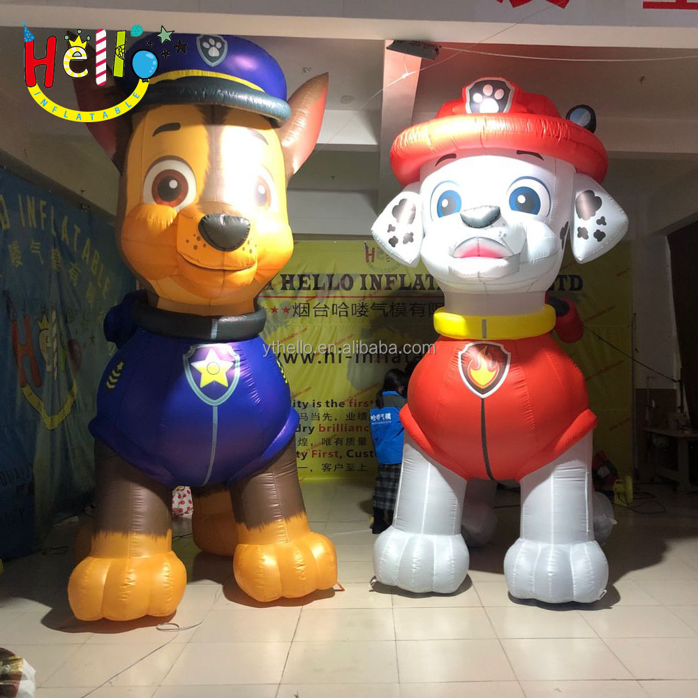 Hot Sale Inflatable Mascot Animal Model Inflatable Canine Patrol