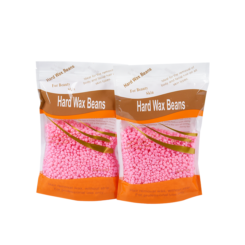 Amazon OEM No Strip Needed Rose Hard Wax Stripless Depilatory Waxing Pellets Solid Film Beans