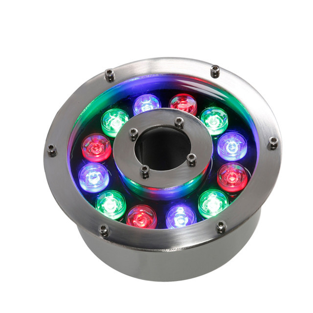 Водонепроницаемый фонтан Dmx512, освещение с изменением цвета, IP68, 12 Вт