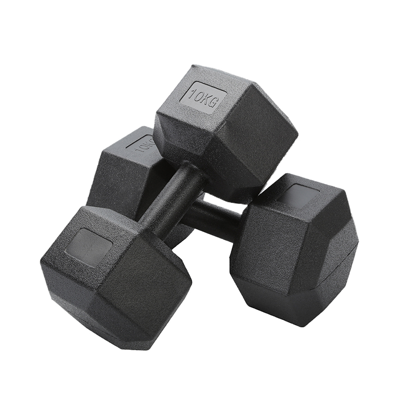 Custom Weights Home sport Workout Pvc Coated Iron Sand Filled Hex Dumbells In Pounds