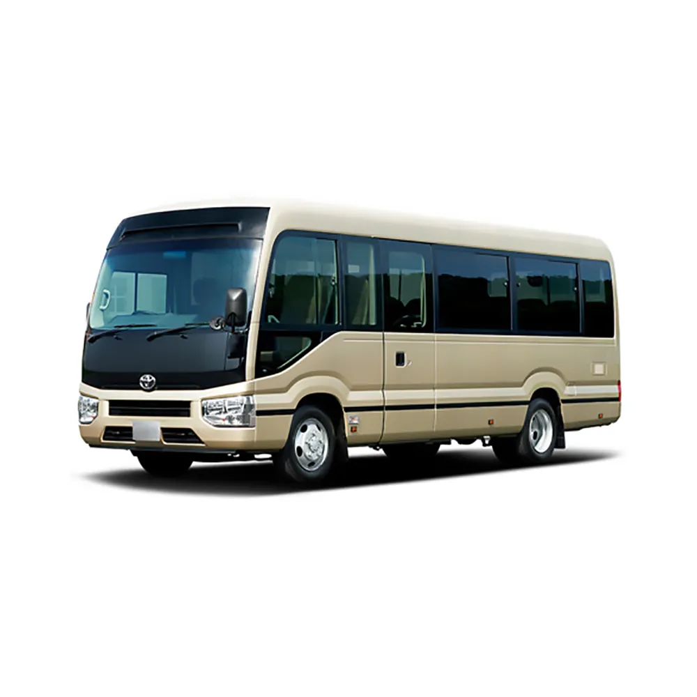 120 Km/h Diesel Euro 3 Manual Coaster 30 Seats 7m Mini Used Coaster Bus for sale