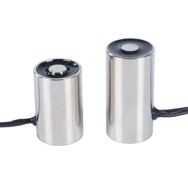 1,5 w 5w 10w маленький мощный удерживающий Тип Dc 12v 24v Цилиндрический Микро Мини Электромагнит