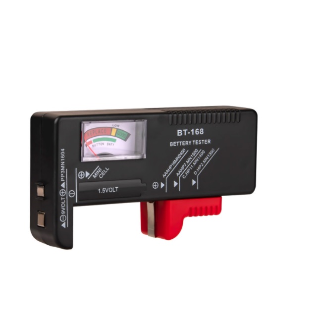 High quality analog Universal Battery Tester Checker for AA AAA C D 9V 1.5V Button Cell Batteries with true OEM