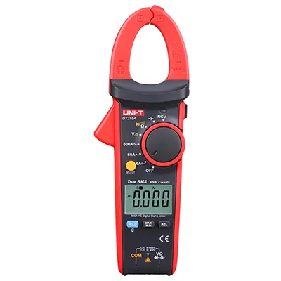 UT216A Handheld Digital Clamp Multimeter,600A digital clamp meter for Voltage AC Current Resistance Capacitance test