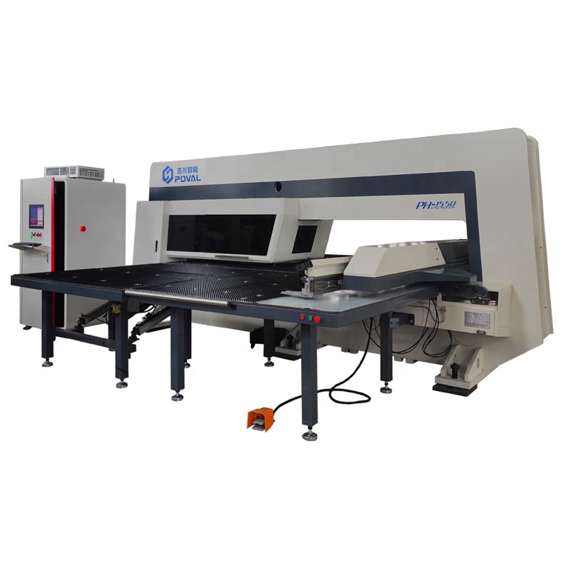 Combined CNC Turret Punching Machine with Laser Cutting for Metal Plate Hole Punching