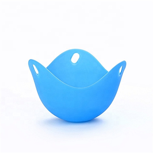 Hot Selling Colorful Egg Steamer Non Stick Silicone Egg Boiler With Hook