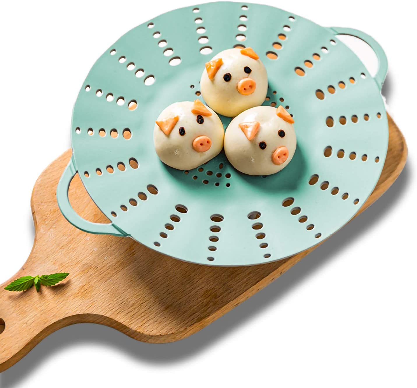 Складная Паровая стойка с силиконовой паровой корзиной Dim Sum