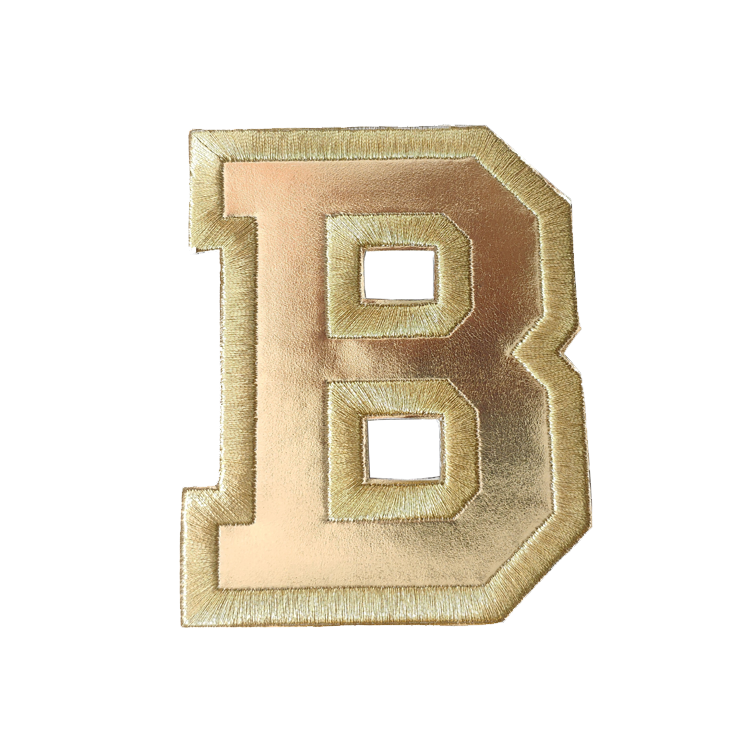 China supplier embroidered custom fabric alphabet letter patches