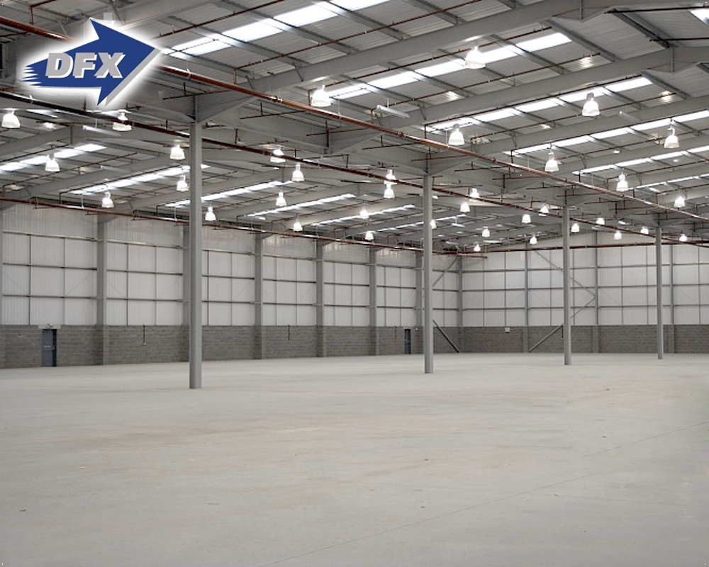 China low cost energy conservation fabric middle-east project prefab modular prefabricated steel shed warehouse