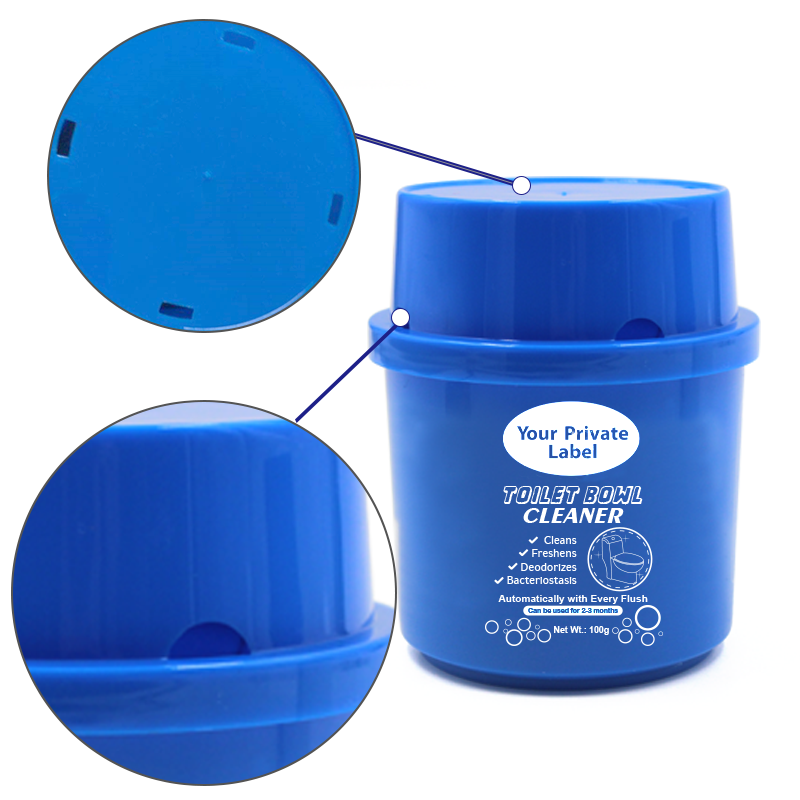 Hot Sale Household Blue Touch Toilet Bowl Cleaner Toilet Tank Cleaner Solid Product Toilet Cleaner