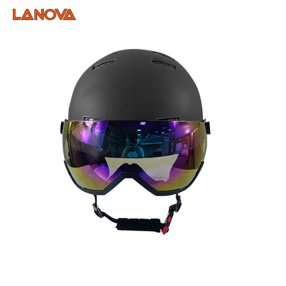 OEM/ODM Protective Helmet Skateboard Skiing Helmet Impact Resistance Ventilation Safety Sports Helmet With lens