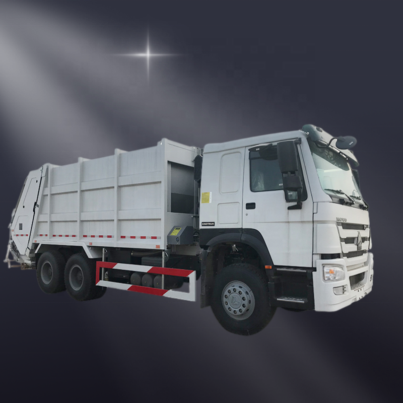 Грузовик для сбора мусора с компрессором HOWO 16m3, 37 л.с.