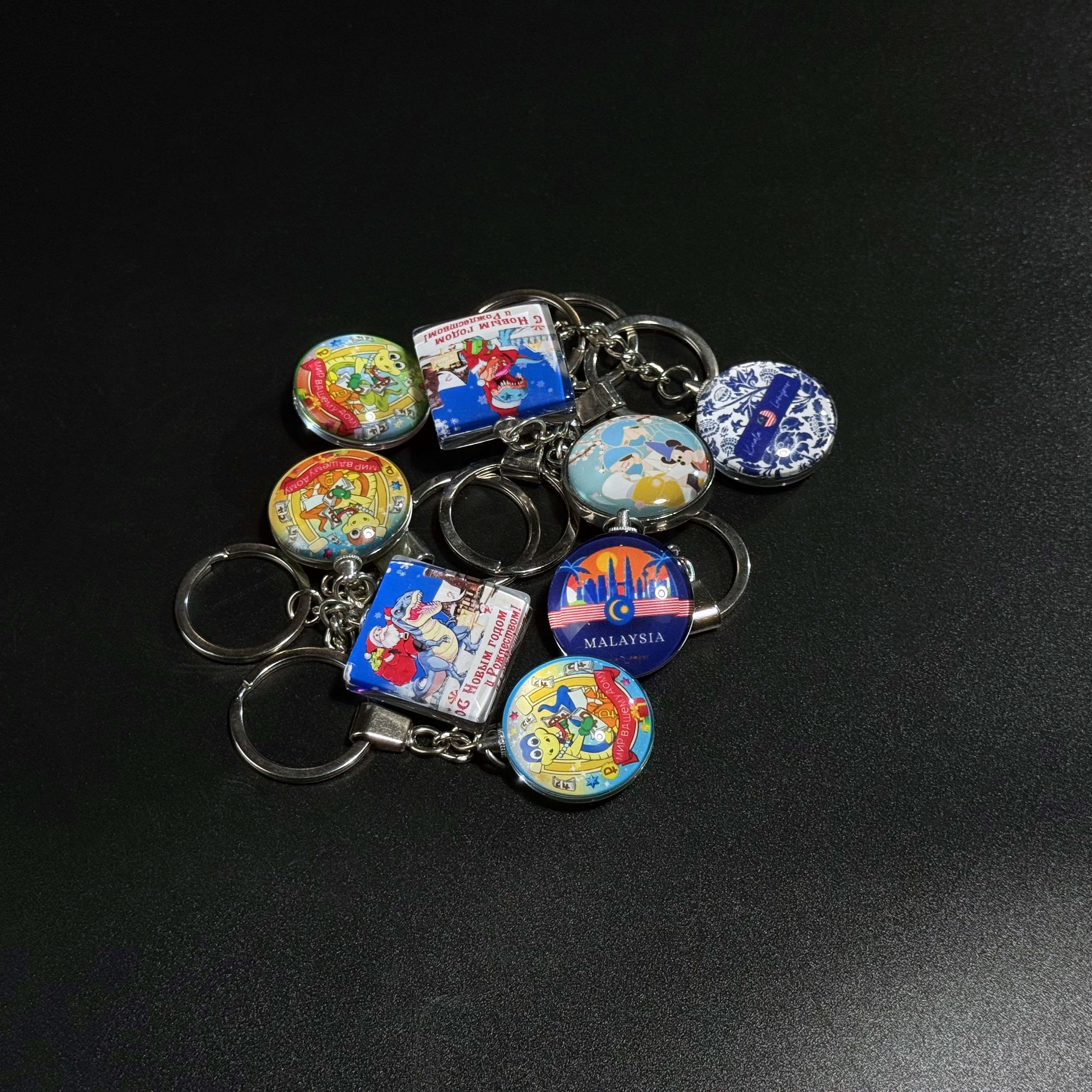 Cheap Wholesale K9 Blank Sublimation Led Crystal Keychains Custom Big Sizes Car Logo Glass 3d Crystal Keychain For Giveaways