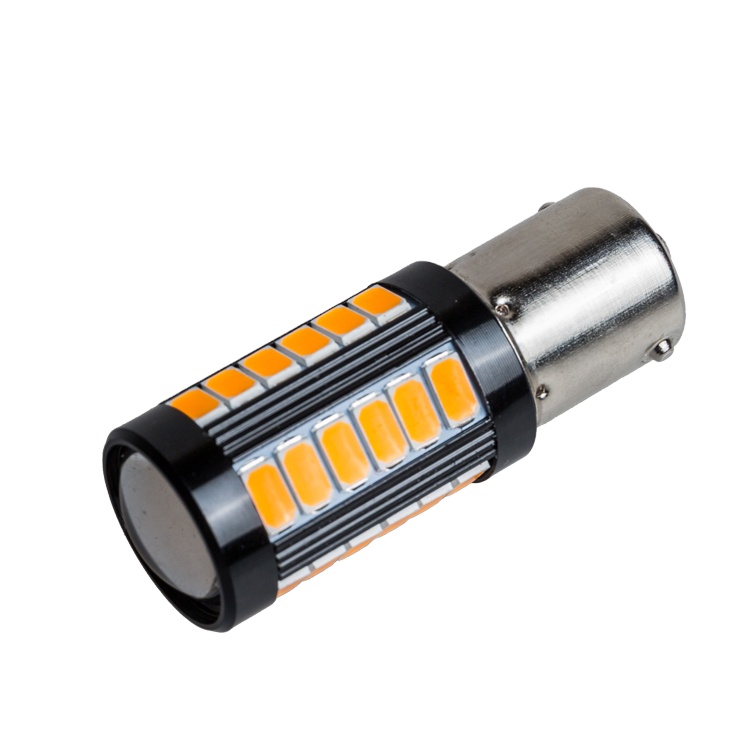Подгонянные 1156 5730 33Smd авто светодиодные лампы автомобиля Поворотный свет Янтарный 1156 Led Ba15S