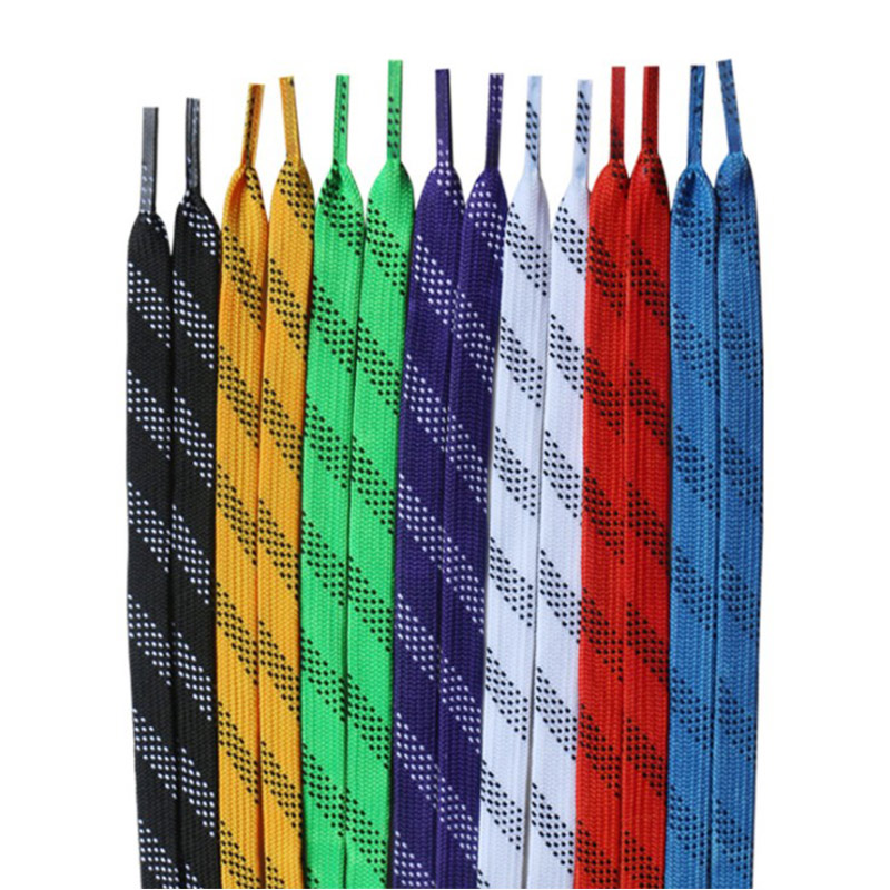 Eco-friendly 100% polyester garment drawcords and shoelaces with plastic tips