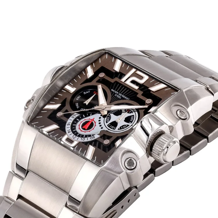Sanda 6021 Relogio LED Analogue Wrist Watch Custom Luminous Sports Digital Cheap Watches Men