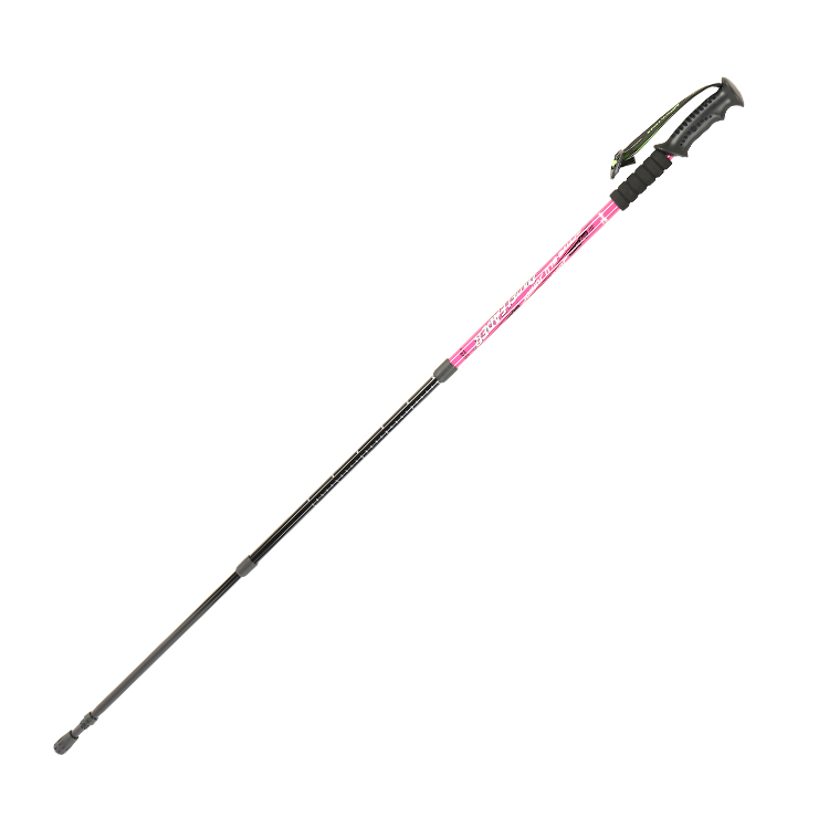 Outdoor trekking pole aluminium 6061 Hiking Stick Stretching Folding Mountain Trekking Pole