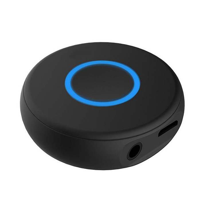 Круглый передатчик Bluetooth, лидер продаж, портативный стабильный AUX-порт, ТВ, передатчик дальнего действия, беспроводной аудиоприемник