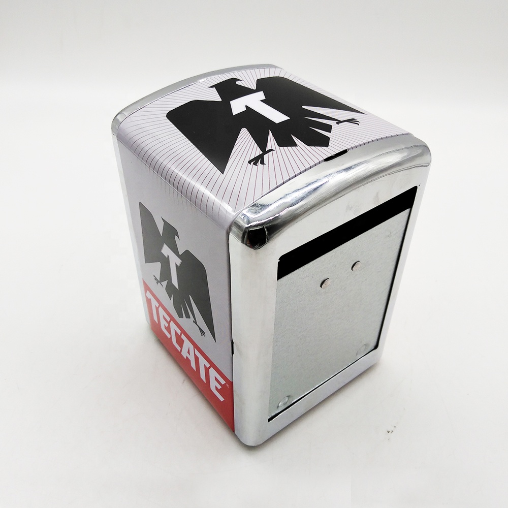 TECATE Promotional Metal Iron Paper Napkin Holder For Table