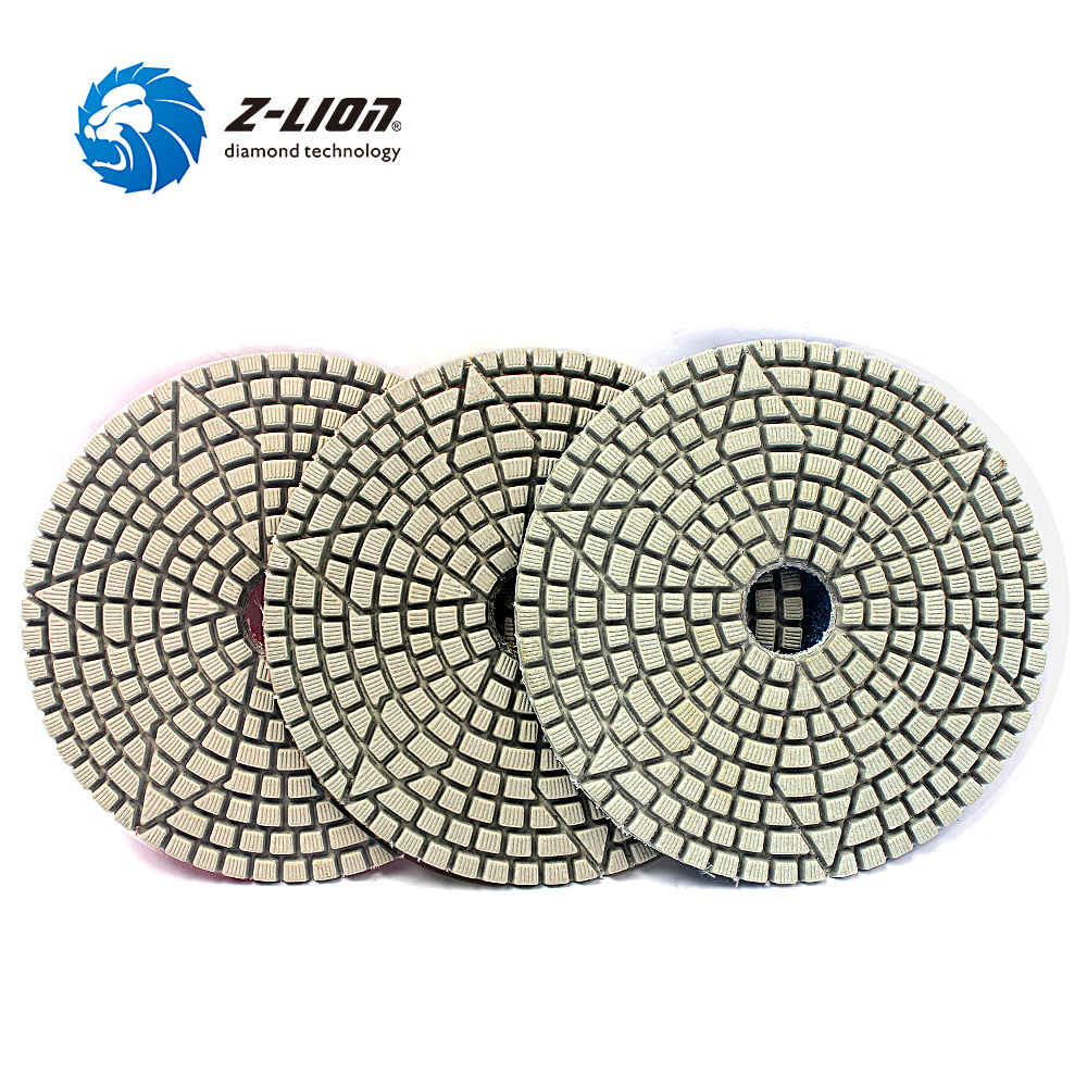 Z-LION 4 inch 3 Step Polishing Pads