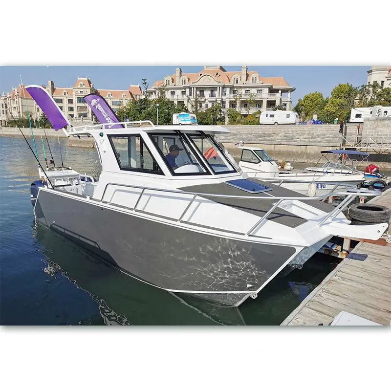 7.5m Water Taxi Aluminum Boat Catamaran Fishing Boat for sale Philippines