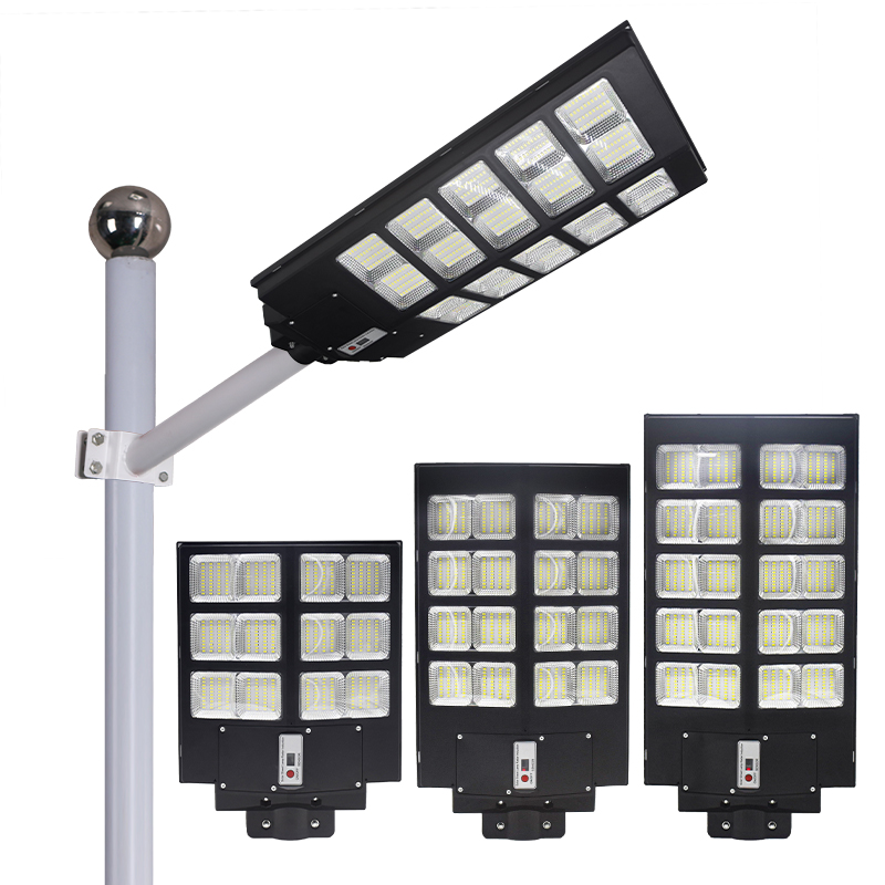 New All in one Led Solar Street Light 100W 200W 300W High Brightness Street Lights