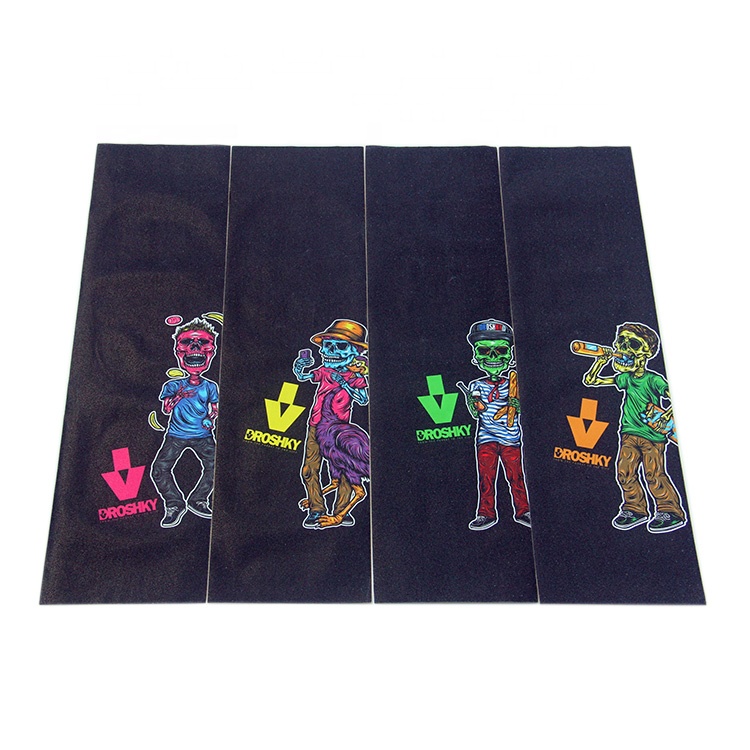 Ленточный лист для скейтборда 9x33 дюйма, черный типа Pro Griptape для скейтбордов, лонгбордов