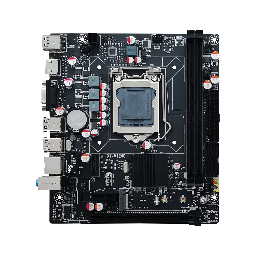 Китай aliexpress H61 с NVME M.2 16 Гб ОЗУ двухканальная 2ed 3-й i3 i5 i7 Материнская плата lga1155