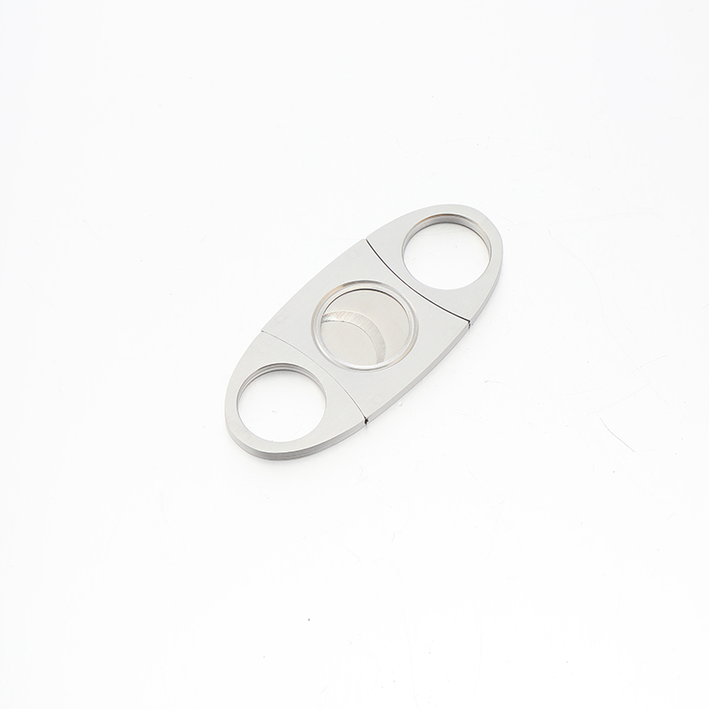 Hot Selling Double Blade Cigar Cutter Scissors Custom Logo Portable Stainless Steel Cigar Accessories for Smoking
