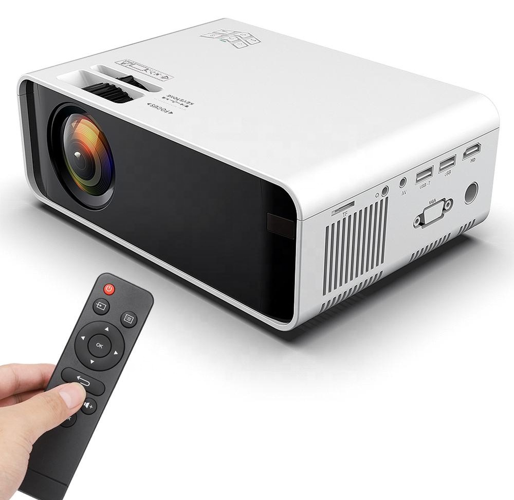 Портативный проектор для мобильного телефона 4k, 600 люмен, HD 1080P, ЖК-экран, светодиодные мини-проекторы, портативный проектор toutou