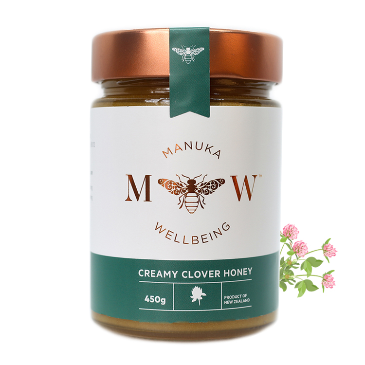 Новая Зеландия Премиум Качество Халяль натуральный 450 г Manuka Клевер кремовый мед для продажи