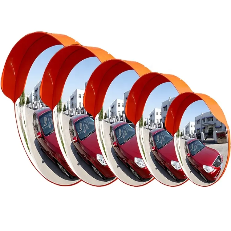 PC Material Road Highway Street Intersection 450MM Diameter  Road Blind Spot Concave Convex Mirror