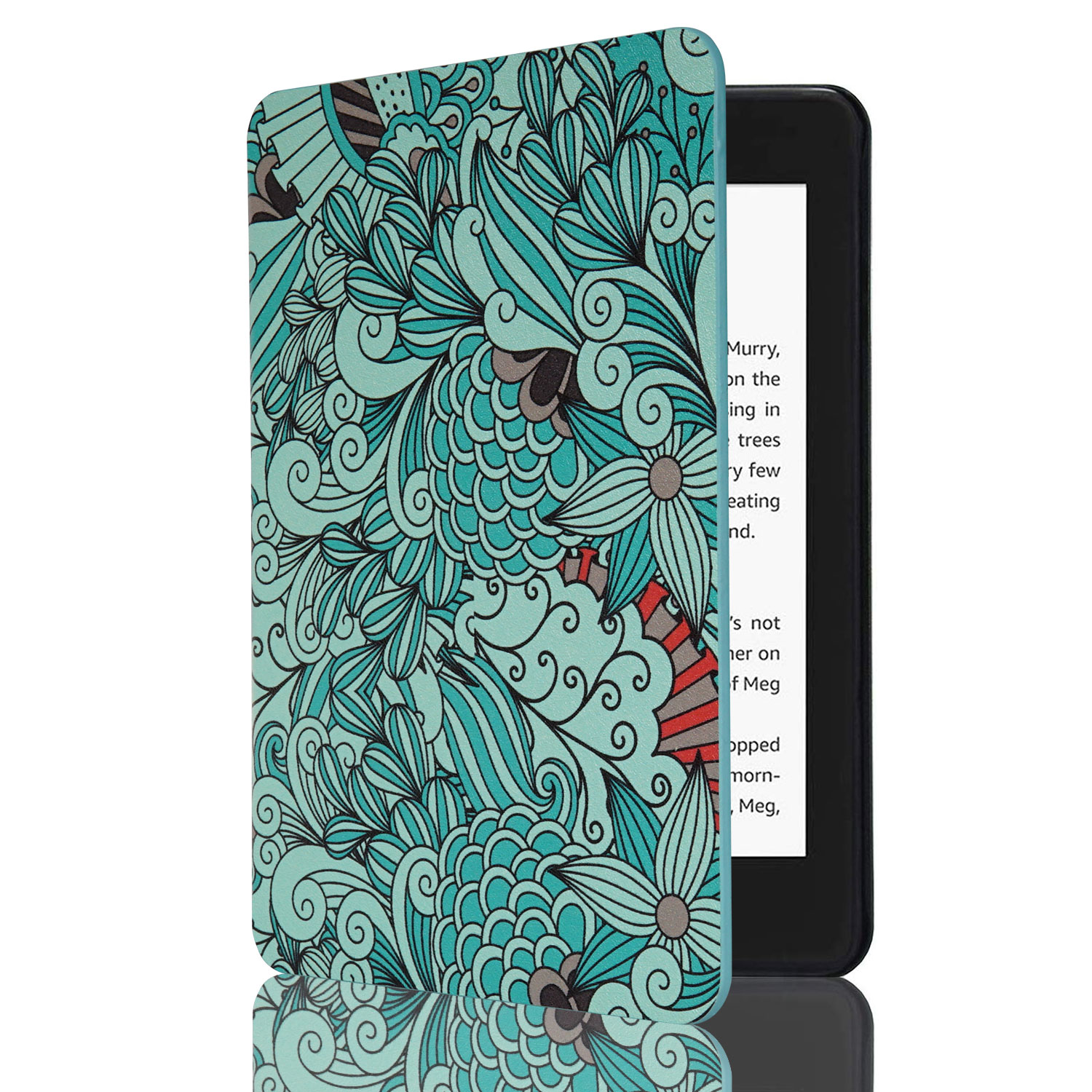 Крышка kindle художественный чехол с принтом с подставкой с откидной крышкой для amazon kindle paperwhite 2018 чехол водонепроницаемый чтения электронных книг в книжном стиле таблетки чехол