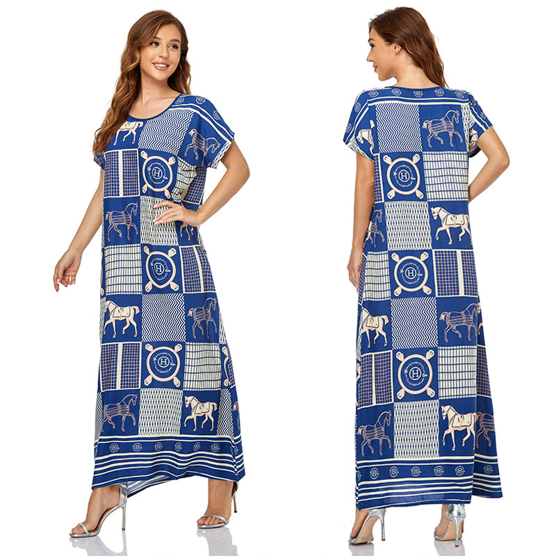 Luxury Modest Designer muslim caftan womens dresses womans Women kaftan dubai longines dress Muslim Clothing Qatar Style Robe